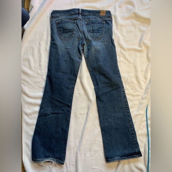 AMERICN EAGLE blue stretch bootcut jeans - Picture 2 of 12